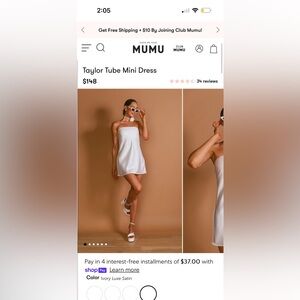 Show Me Your Mumu Tube Dress